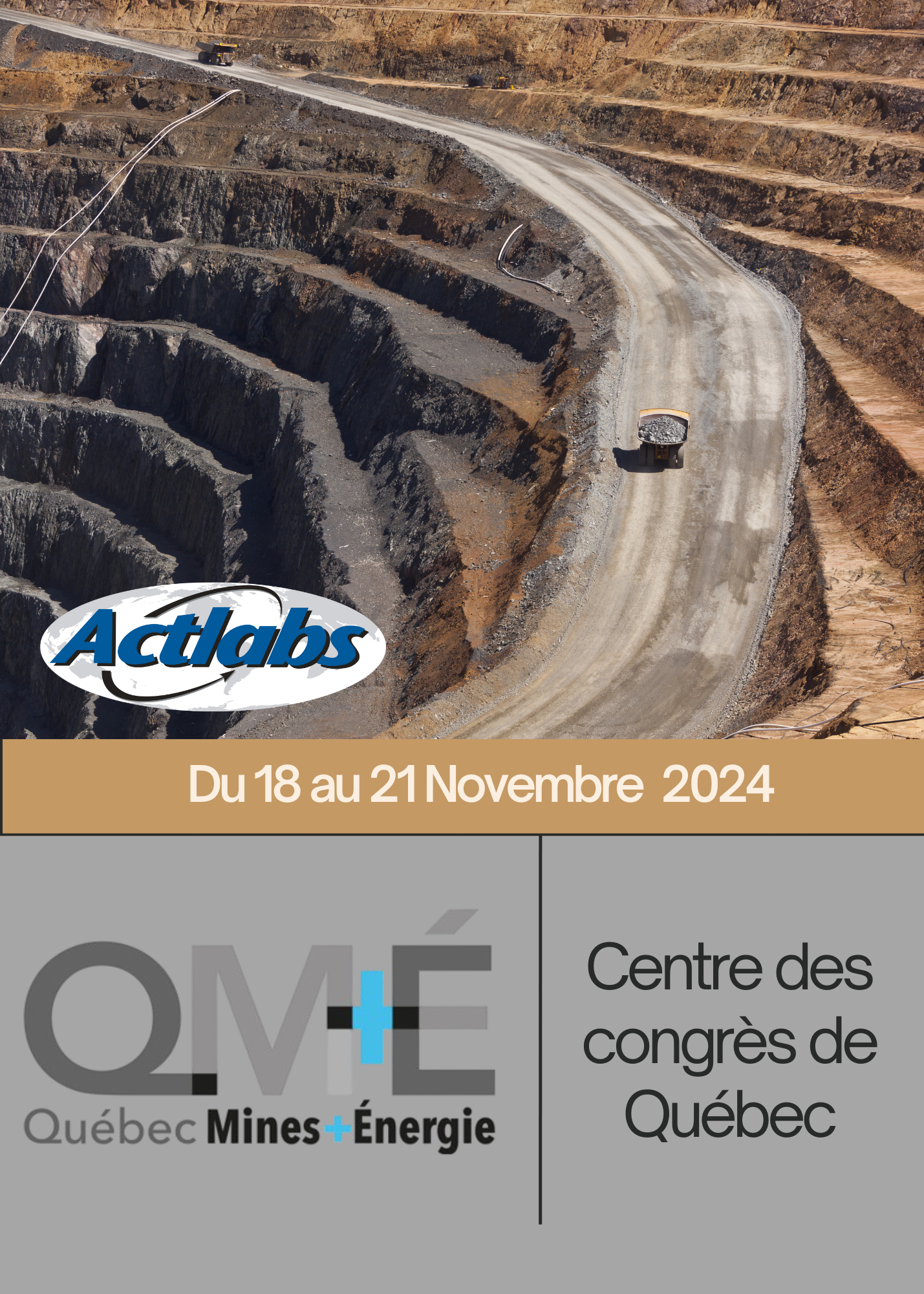 Actlabs is attending Québec Mines + Energy 2024