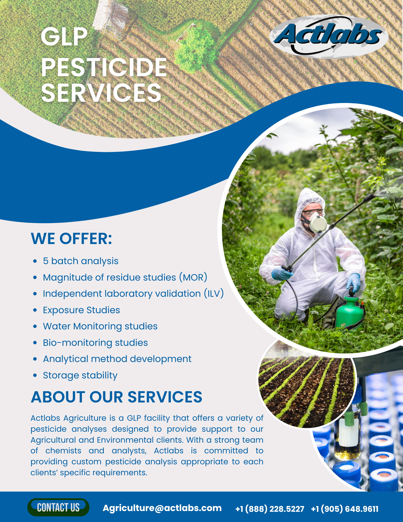 Modern Green Brown Agriculture Farm Promotion Flyer